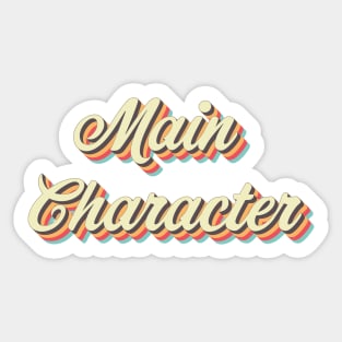 Main Character Sticker